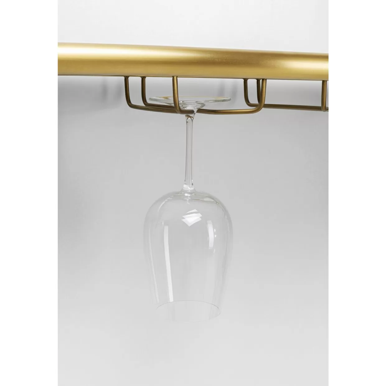 KARE Design Mensola Elegante Treviso Dorata - Scaffale a Parete 120 cm Larghezza, Design Moderno con Finitura Oro Lucido, Ideale per Soggiorno o Ingresso