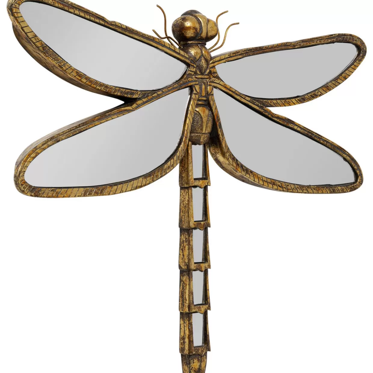 Specchio Decorativo a Forma di Libellula Moderno per Pareti - Design KARE, 71 cm