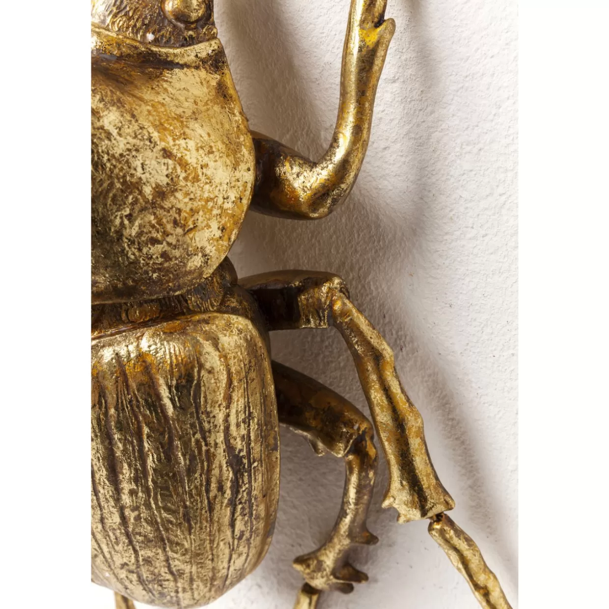 Lussuoso Scarabeo Ercole in Oro - Decorazione Elegante per Pareti by KARE Design