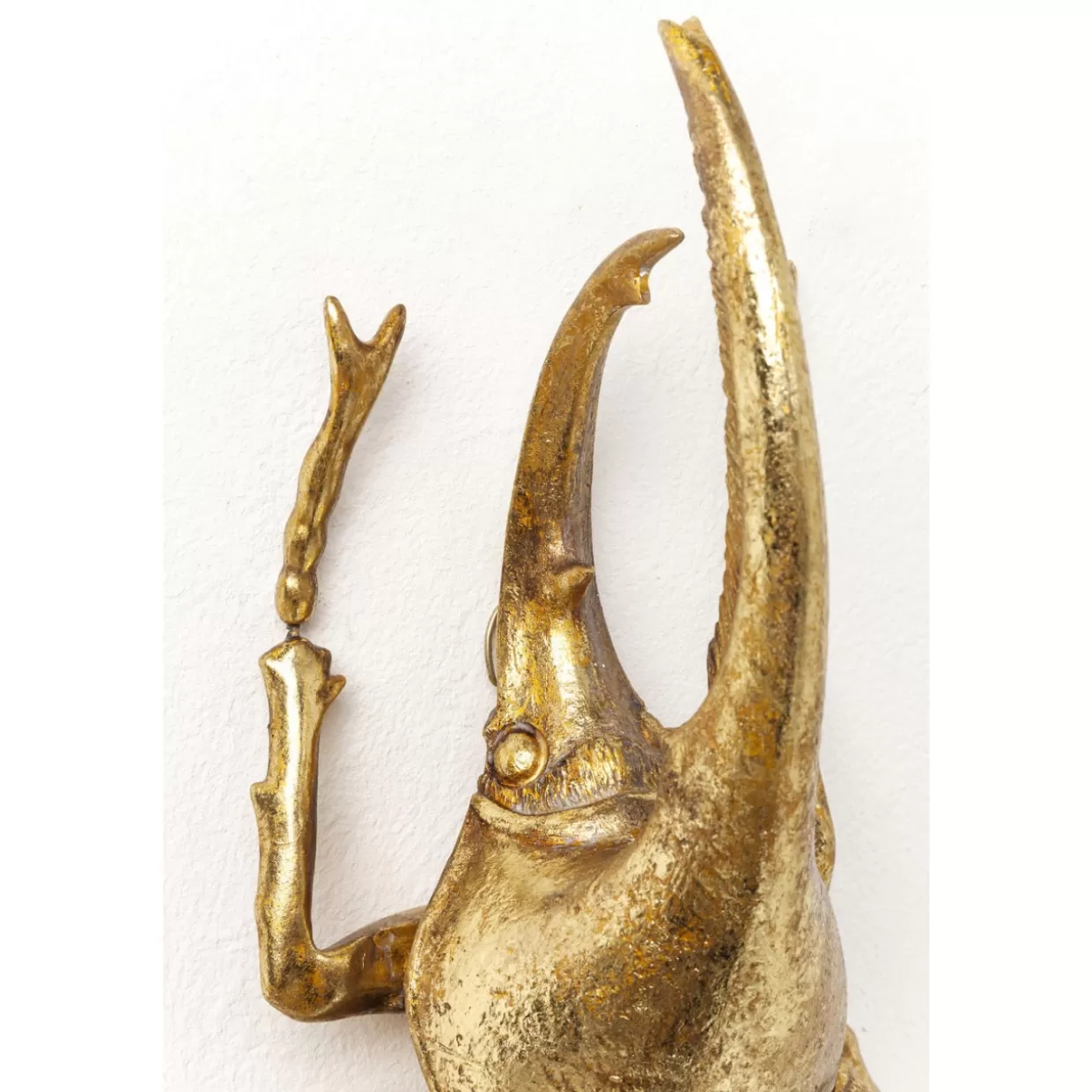 Lussuoso Scarabeo Ercole in Oro - Decorazione Elegante per Pareti by KARE Design