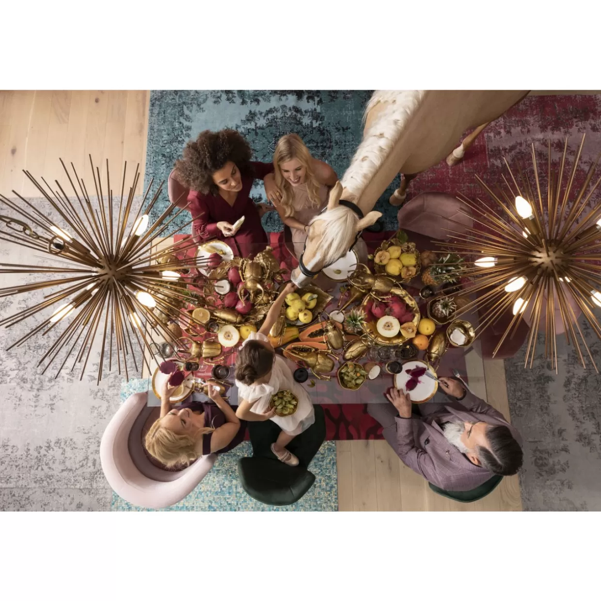 Lussuoso Scarabeo Ercole in Oro - Decorazione Elegante per Pareti by KARE Design