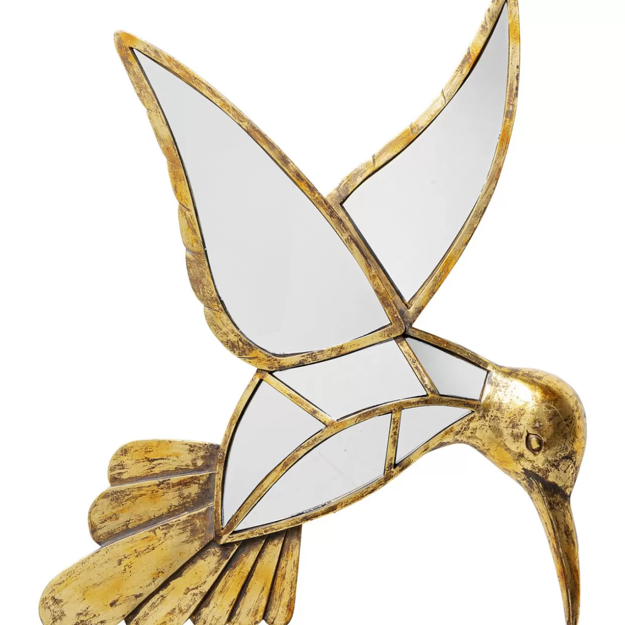 KARE Design - Specchio Colibrì Artistico per Pareti, 60 cm - Decorazione Casa con Effetto Natura