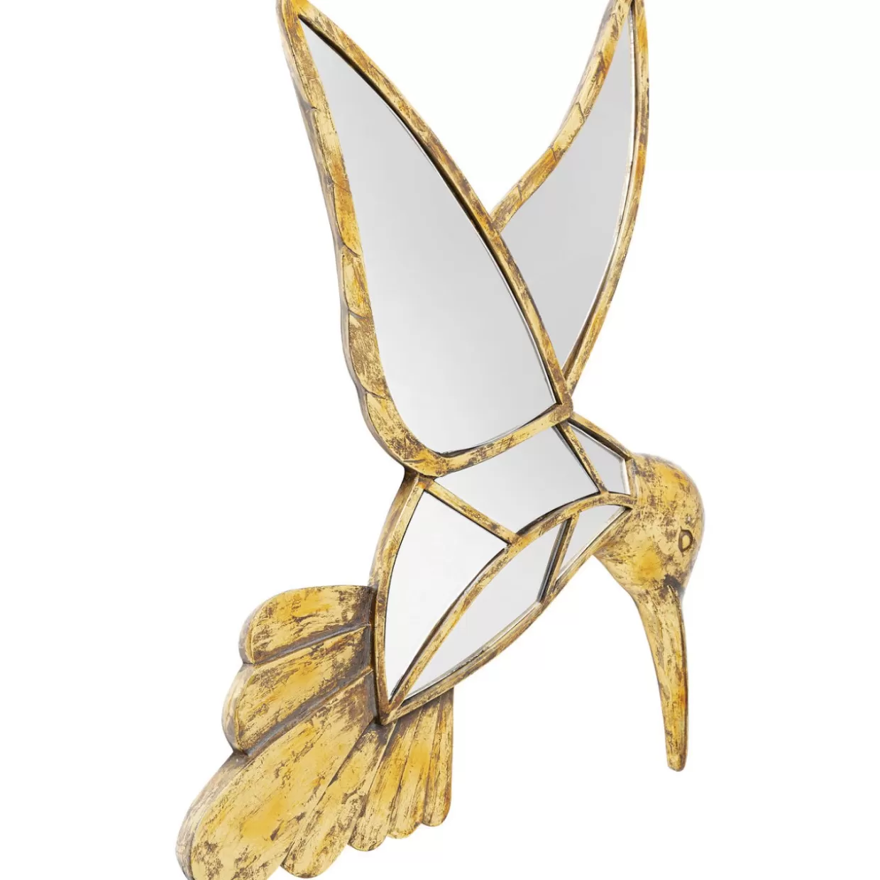 KARE Design - Specchio Colibrì Artistico per Pareti, 60 cm - Decorazione Casa con Effetto Natura