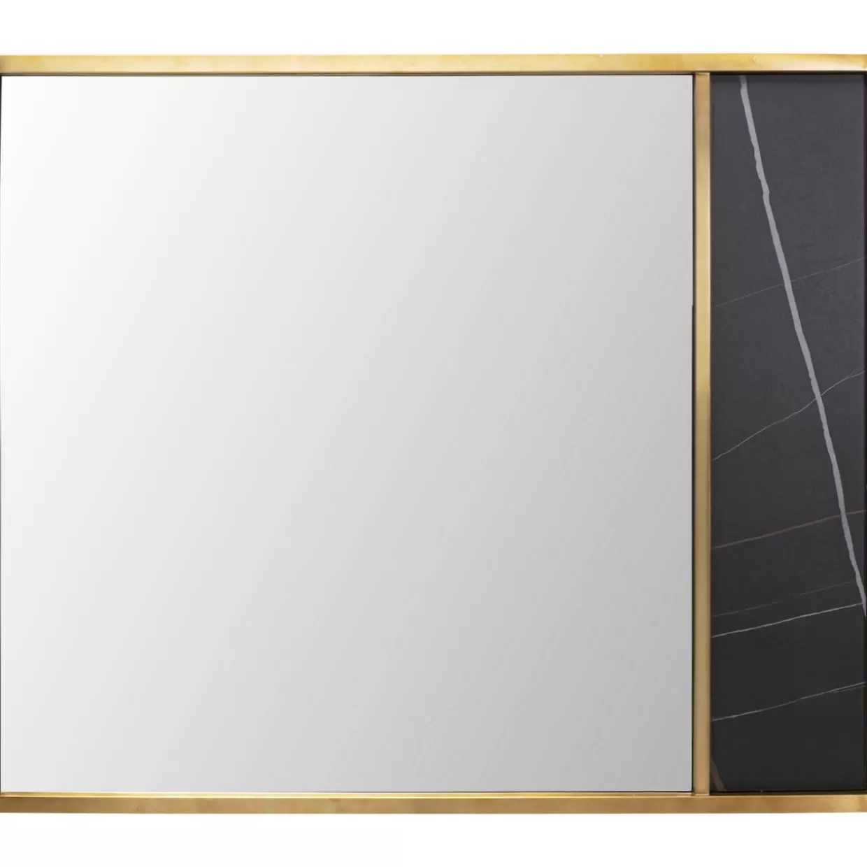 Specchio Moderno KARE Design - Cesaro a Parete 120x100 cm con Cornice Sottile, Design Elegante per Interni