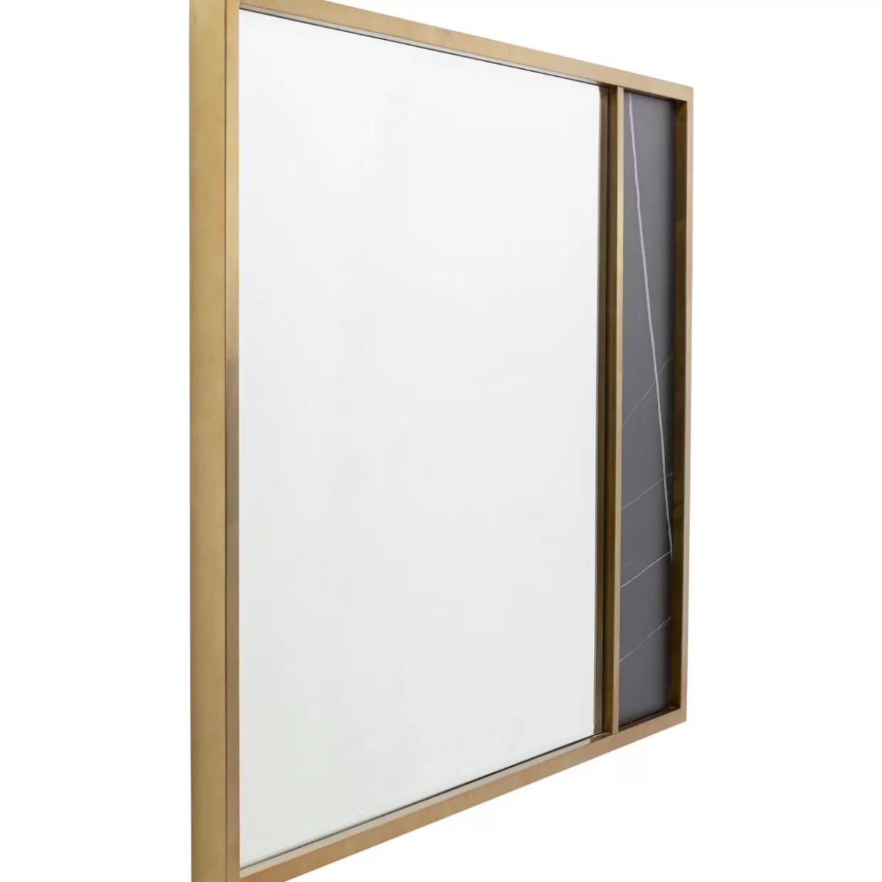 Specchio Moderno KARE Design - Cesaro a Parete 120x100 cm con Cornice Sottile, Design Elegante per Interni