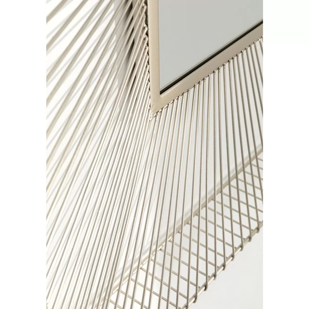 Specchio Elegante da Parete KARE Design - Dimensione Champagne, 91x91 cm per Arredamento Moderno