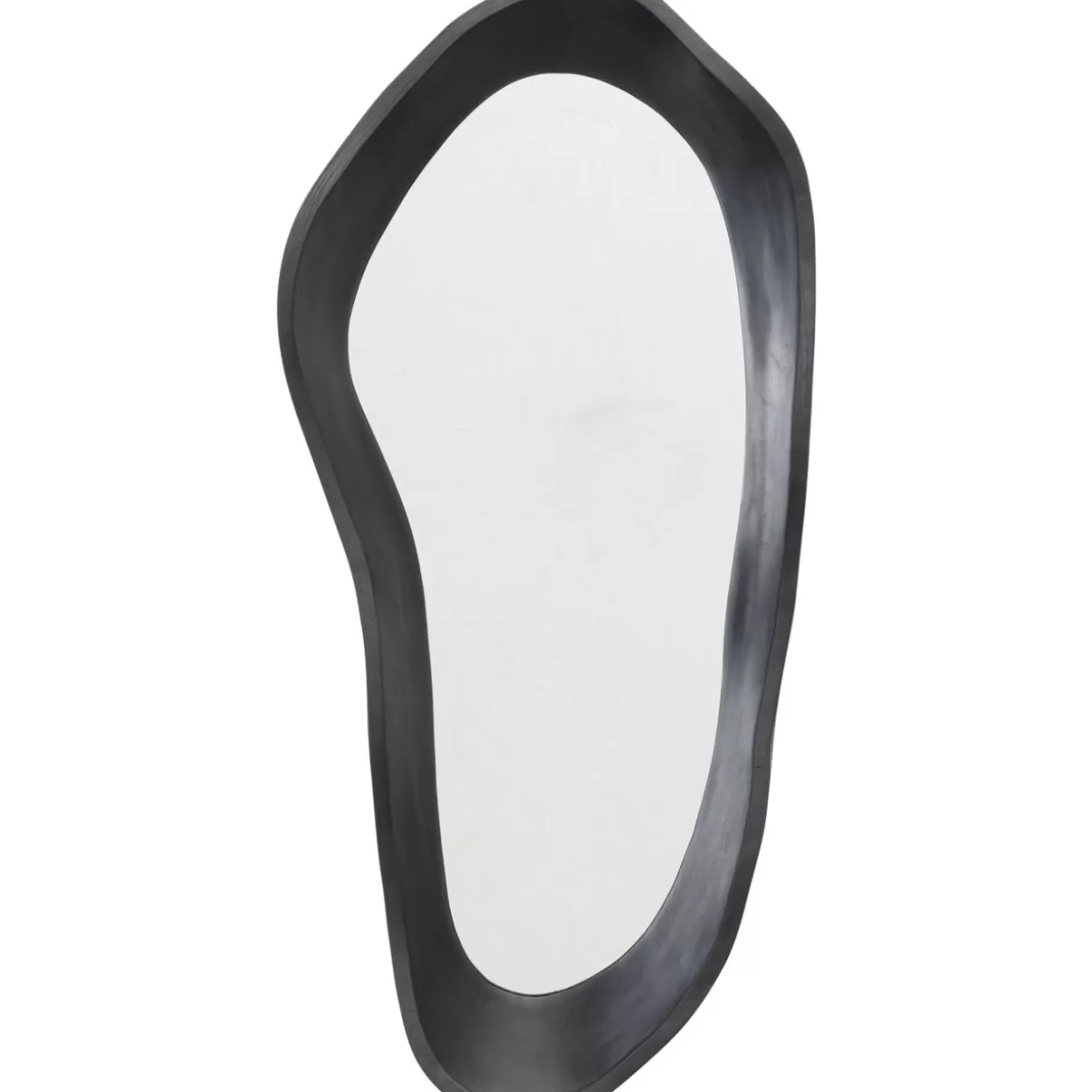 Specchio Moderno Dinamico da Parete KARE Design - Cornice Nera Opaca, Dimensioni 29x61 cm per Ambienti Contemporanei