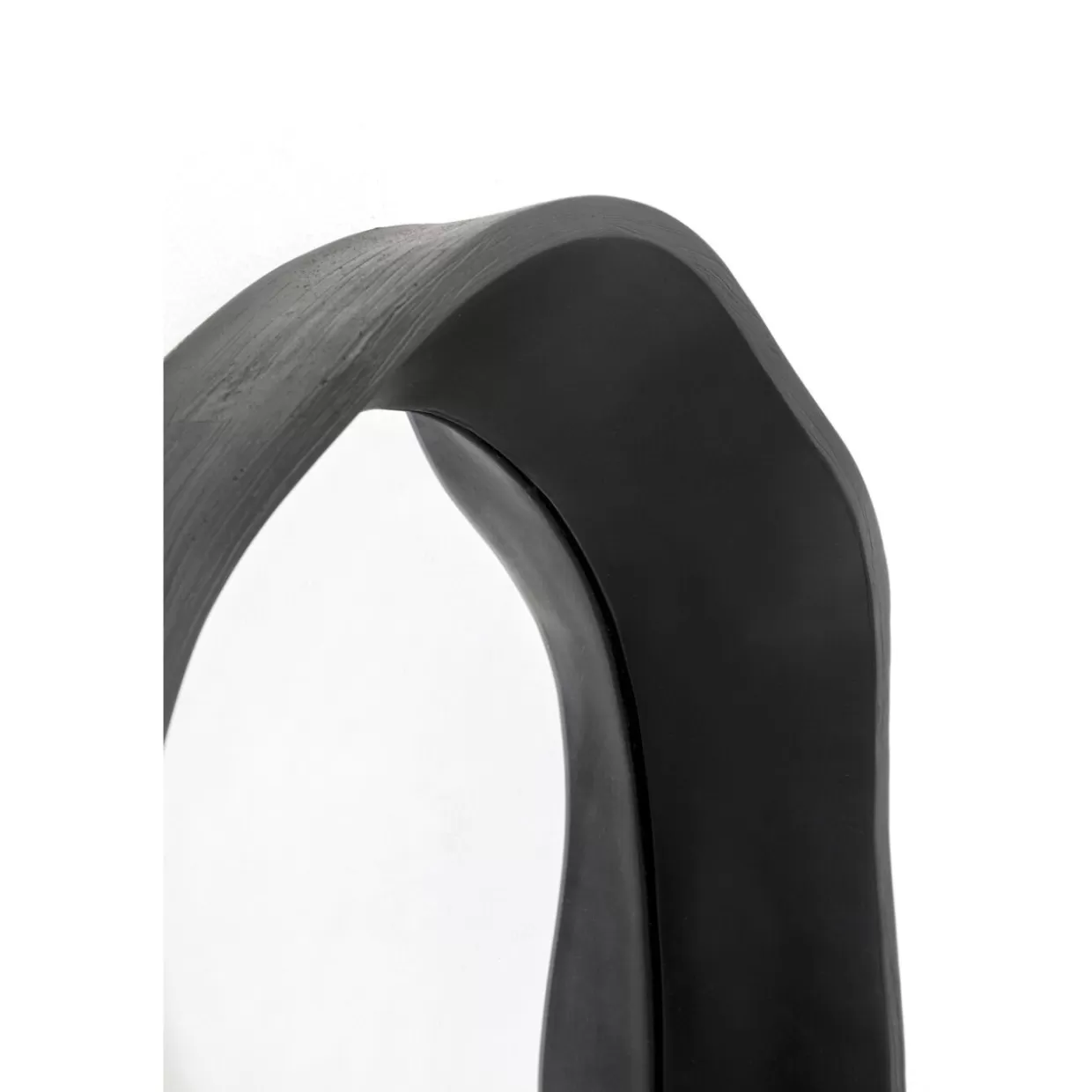 Specchio Moderno Dinamico da Parete KARE Design - Cornice Nera Opaca, Dimensioni 29x61 cm per Ambienti Contemporanei