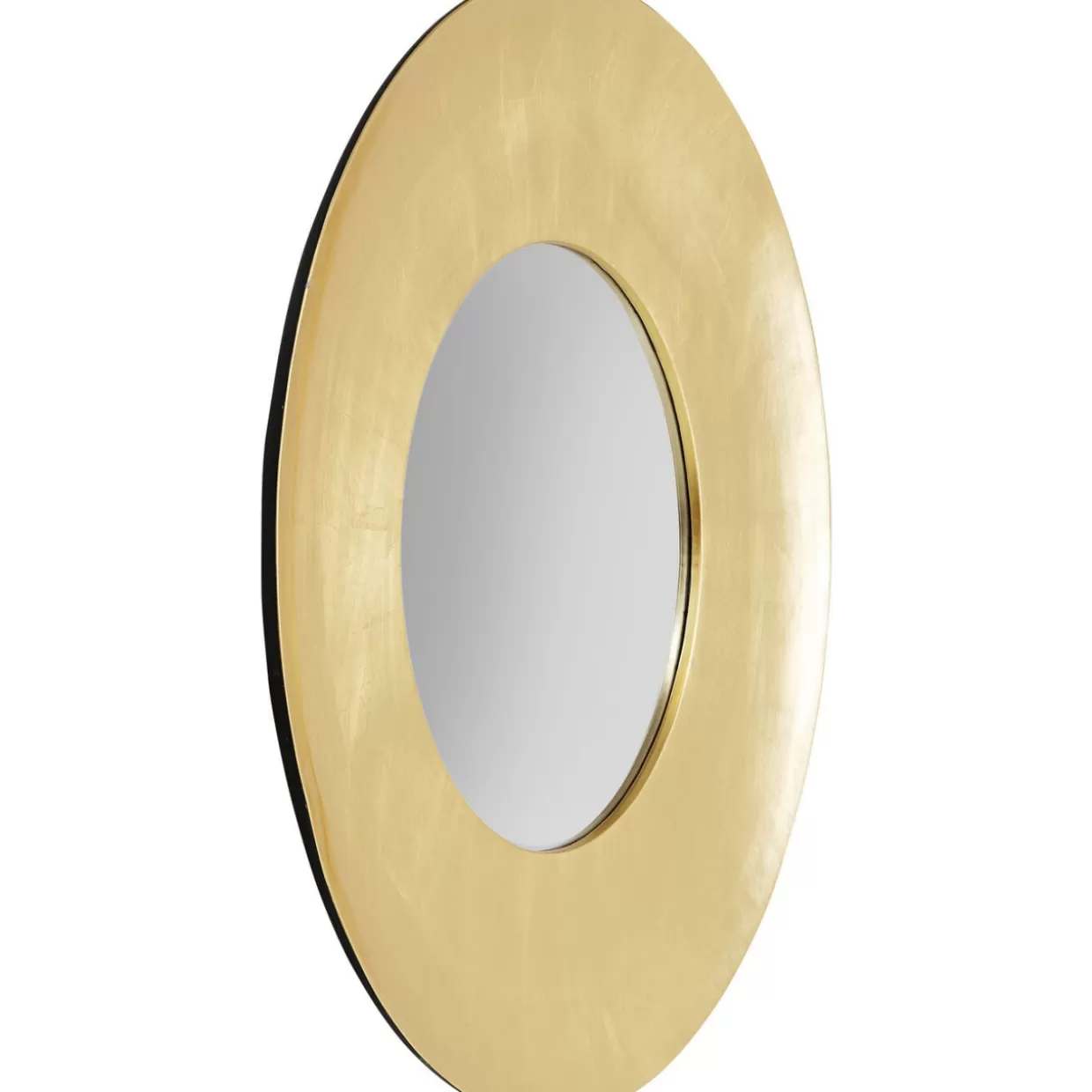 Specchio Elegante da Parete KARE Design | Planet Gold, Diametro 108 cm - Stile Moderno con Cornice Dorata