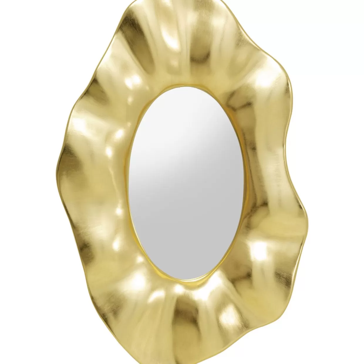 KARE Design - Specchio Elegante Riley Gold con Cornice Dorata, 150x98 cm - Decorazione Moderna per Parete
