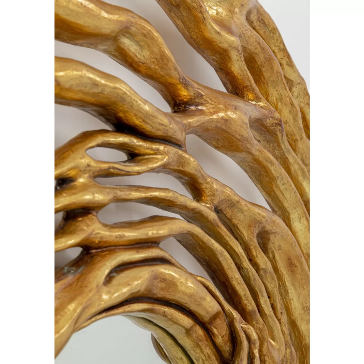 Specchio Elegante Twiggy Design in Finitura Dorata, 121 cm - Specchio da Parete Moderno KARE Collection