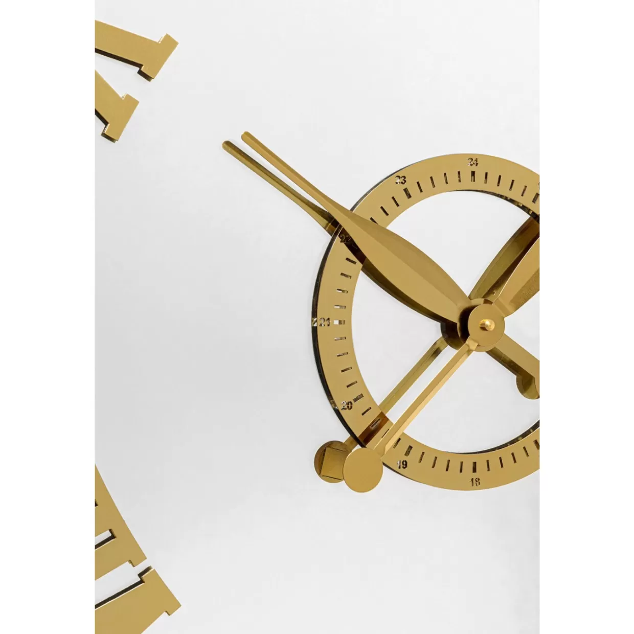 KARE Design - Orologio da Parete Specchio Stile Casinò con Design Elegante, Diametro 76 cm - Elemento Decorativo Unico