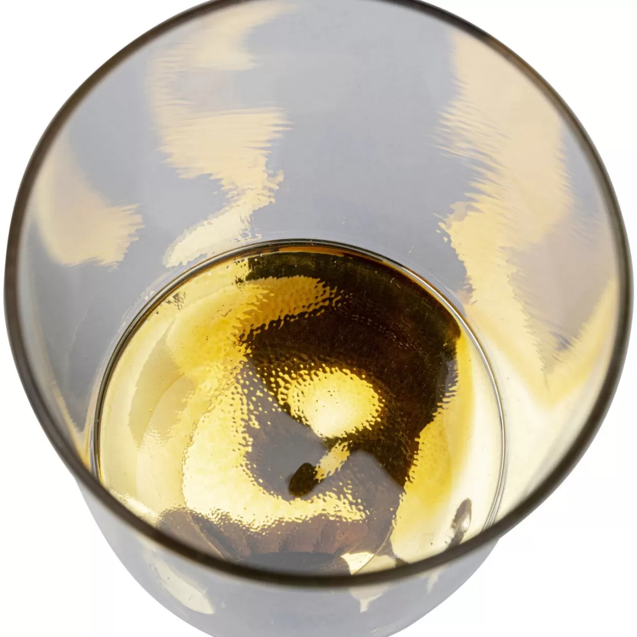 KARE Design Stoviglie & Accessori Tavola - Bicchiere Electra Gold 11 cm con Rifiniture Dorate per un Tocco di Lusso