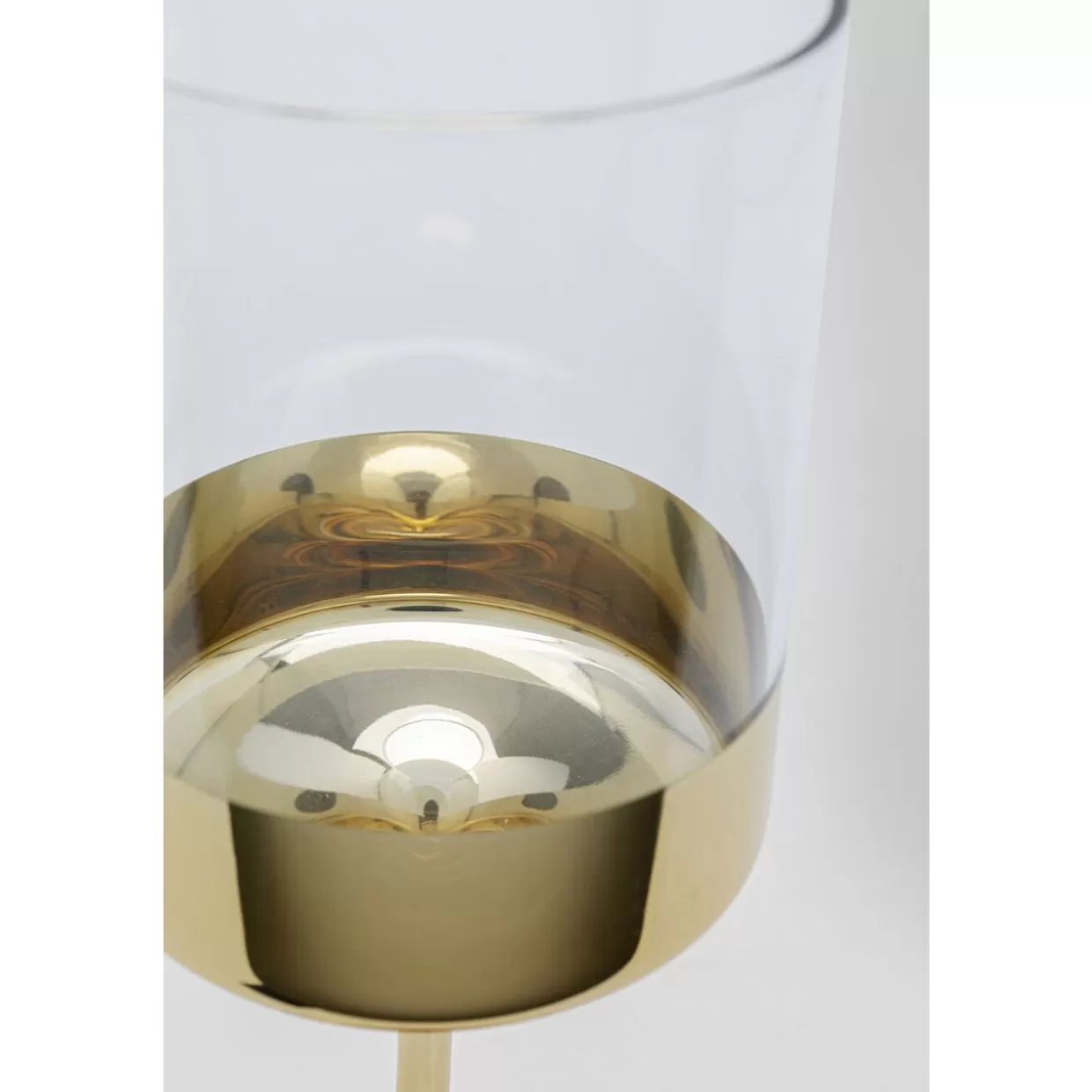 Calici da Vino Electra Oro - Collezione Elegante di Stoviglie e Accessori Tavola KARE Design con Finitura Dorata