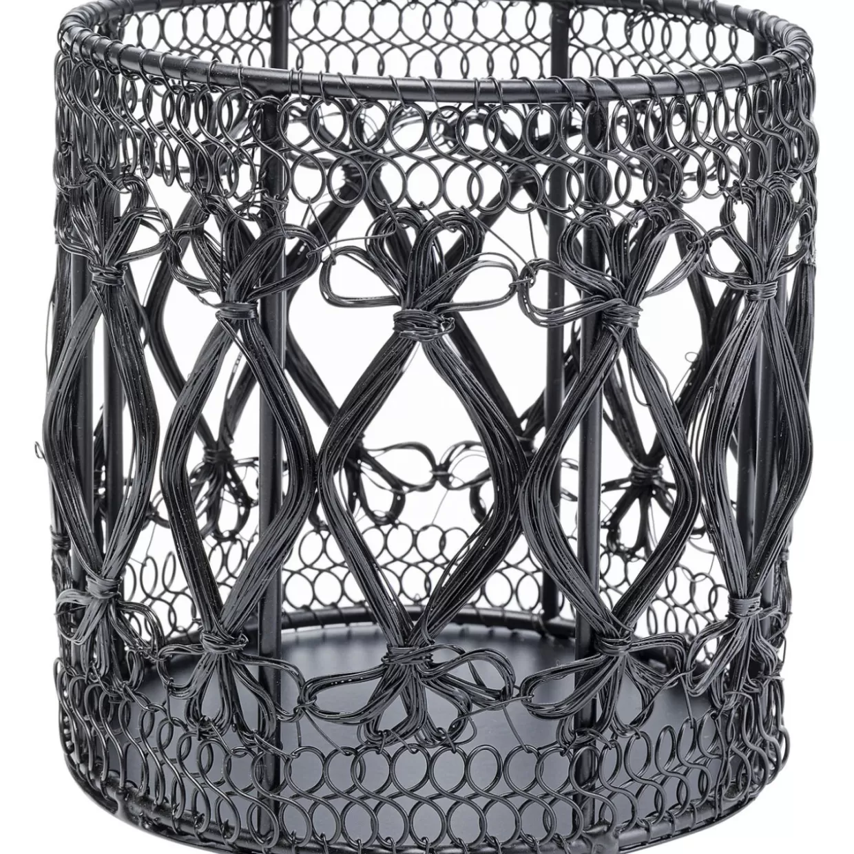 Luminose Lanterne KARE Design con Portacandele - Modello Hayat-15 in Nero Opaco per Interni ed Esterni