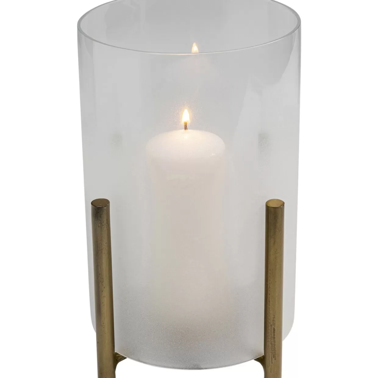 KARE Design - Candeliere Elegante e Lanterna Moderna in Stile Colonnare, 25 cm - Ideale per Interni ed Esterni