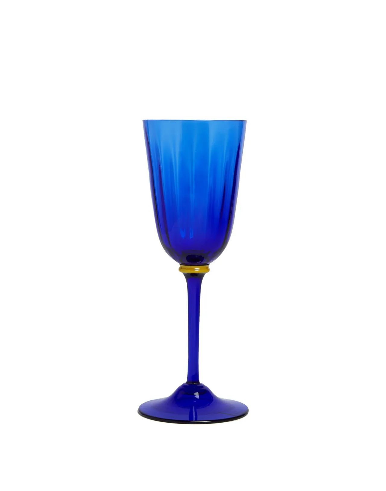 Set esclusivo di 4 calici da vino La DoubleJ - vetro Murano artigianale con effetti arcobaleno, prezzo accessibile