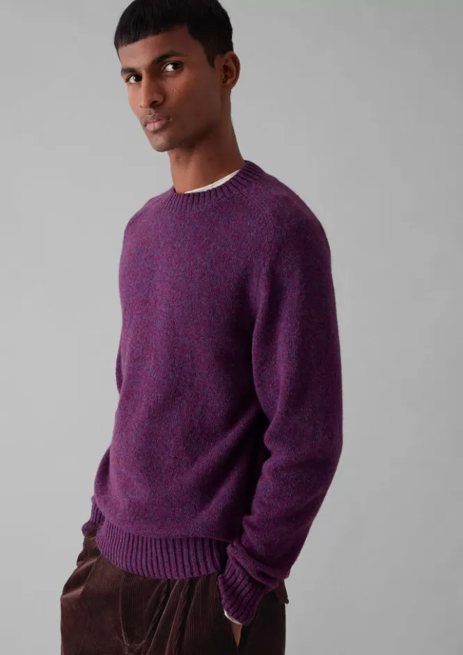 Maglione in Pura Lana con Collo Tondo - Autunno-Inverno 2023, Confortevole e Stile Casual Elegante
