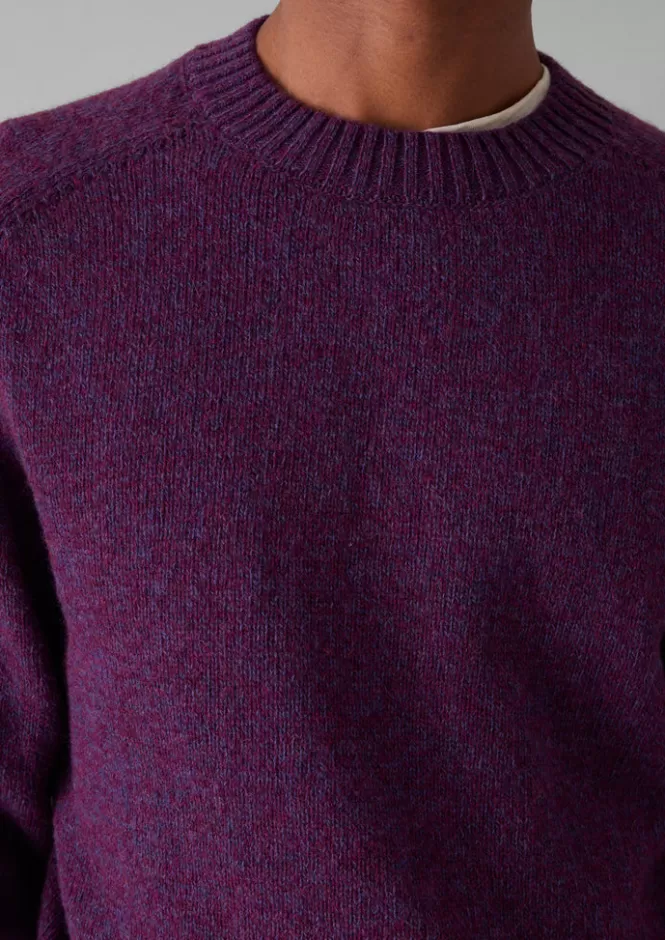 Maglione in Pura Lana con Collo Tondo - Autunno-Inverno 2023, Confortevole e Stile Casual Elegante